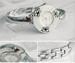 Relógio Bracelete Prata Elegante Eyki